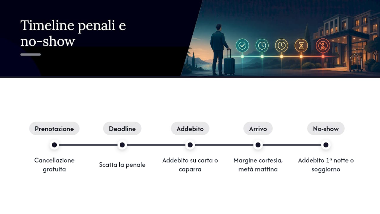 Cronologia di cancellazione penale e mancata presentazione