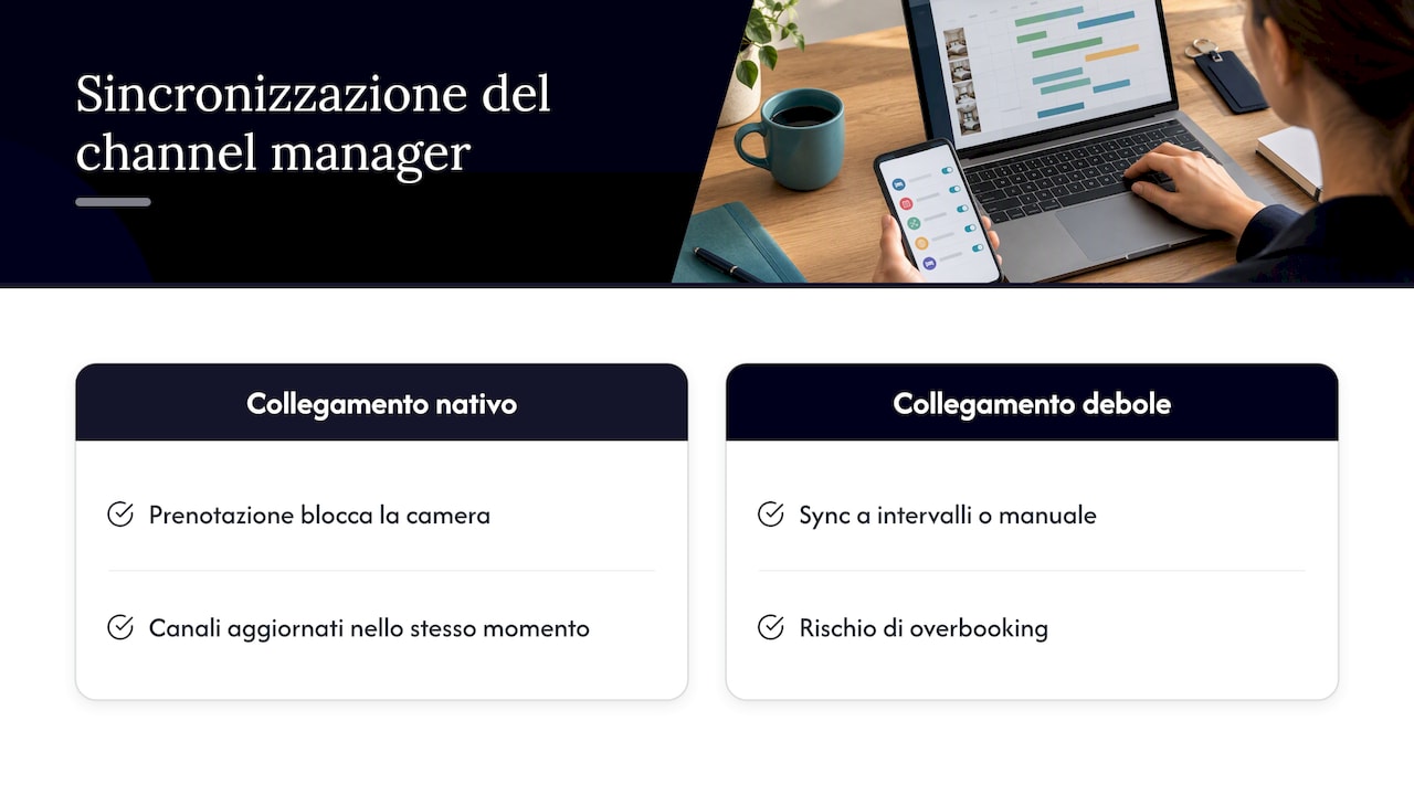Comparison of real-time and delayed booking synchronization